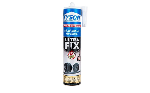 TYSON PROFESYONEL PU MASTİK 280 ML SİYAH
